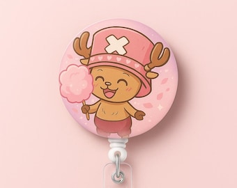 Cotton Candy Doctor Pirate Badge Reel