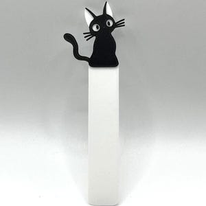 Cute Cat Bookmark, For Book Lovers, Funny Kitty Reading Gift, For Cat Owner, Animal Page Marker, Book Accessory, For Readers & Students