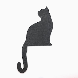 Schwarze Katze Tür Dekor, Türrahmen Ecke, schwarze Katze Liebhaber Dekor, Halloween Tür Dekor, Türrahmen Dekoration, spähende Katze Schild, Tür Topper