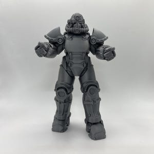 T-51 Power Armor Figurine: Fallout Inspired Display Model, 3D Print