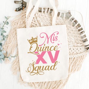 Mis Quince Svg Png Bundle, Mis Quince Squad Svg, Mis Quince Años, Latina Birthday Svg, Birthday Family Svg, Cut Files for Cricut, Silhouette image 9