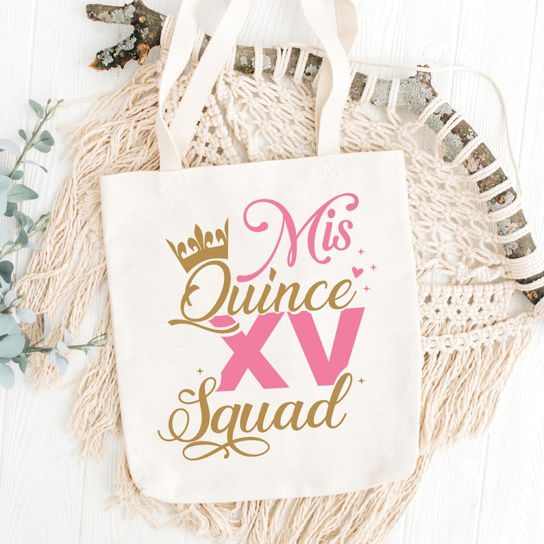 Mis Quince Svg Png Bundle, Mis Quince Squad Svg, Mis Quince Años, Latina Birthday Svg, Birthday Family Svg, Cut Files for Cricut, Silhouette image 9