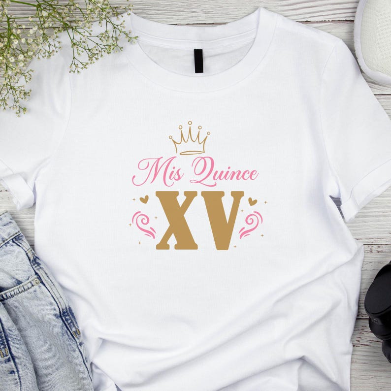 Mis Quince Svg Png Bundle, Mis Quince Squad Svg, Mis Quince Años, Latina Birthday Svg, Birthday Family Svg, Cut Files for Cricut, Silhouette image 2