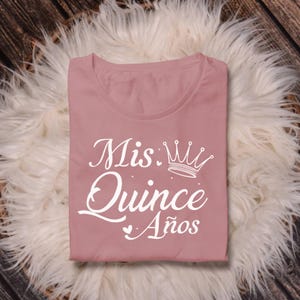 Mis Quince Svg Png Bundle, Mis Quince Squad Svg, Mis Quince Años, Latina Birthday Svg, Birthday Family Svg, Cut Files for Cricut, Silhouette image 6