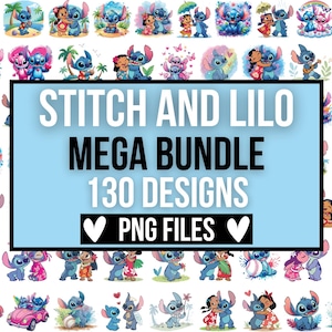 Stich Und Lilo Png, Lilo und Stich Png, Stich Png, Stich Engel Png, Stich Liebe Png, Stich & Engel Herz Png, Stich Clipart, Digital