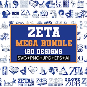 Zeta Phi Beta SVG, Zeta Phi Beta, Sororidad SVG, Gráficos de Sororidad, Camisetas Zeta, Zeta SVG 1920, Zeta PNG, Archivos de corte para Cricut, Silhouette