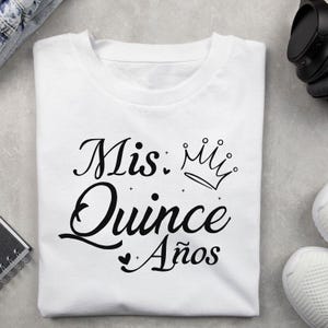 Mis Quince Svg Png Bundle, Mis Quince Squad Svg, Mis Quince Años, Latina Birthday Svg, Birthday Family Svg, Cut Files for Cricut, Silhouette image 5