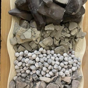 300g Clay Sample Pack – 6 Types  of Clay | 50g Each | Eko White, Eko Grey, Ulo, Nzu, Smoked Kaolin Clay and Calabar.