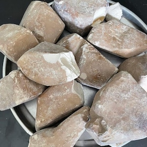 Eko White – 150g Clay Chunks | Natural White Clay from West Africa- Lightly smoked