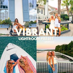 鮮やかなLightroomモバイルプリセット | ヨーロッパの夏のInstagramフォトフィルター