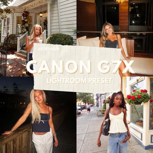 Preajuste de Lightroom MOBILE inspirado en la Canon G7X (descarga digital)