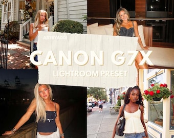 Canon G7X Inspired Lightroom MOBILE Preset (Digital Download)