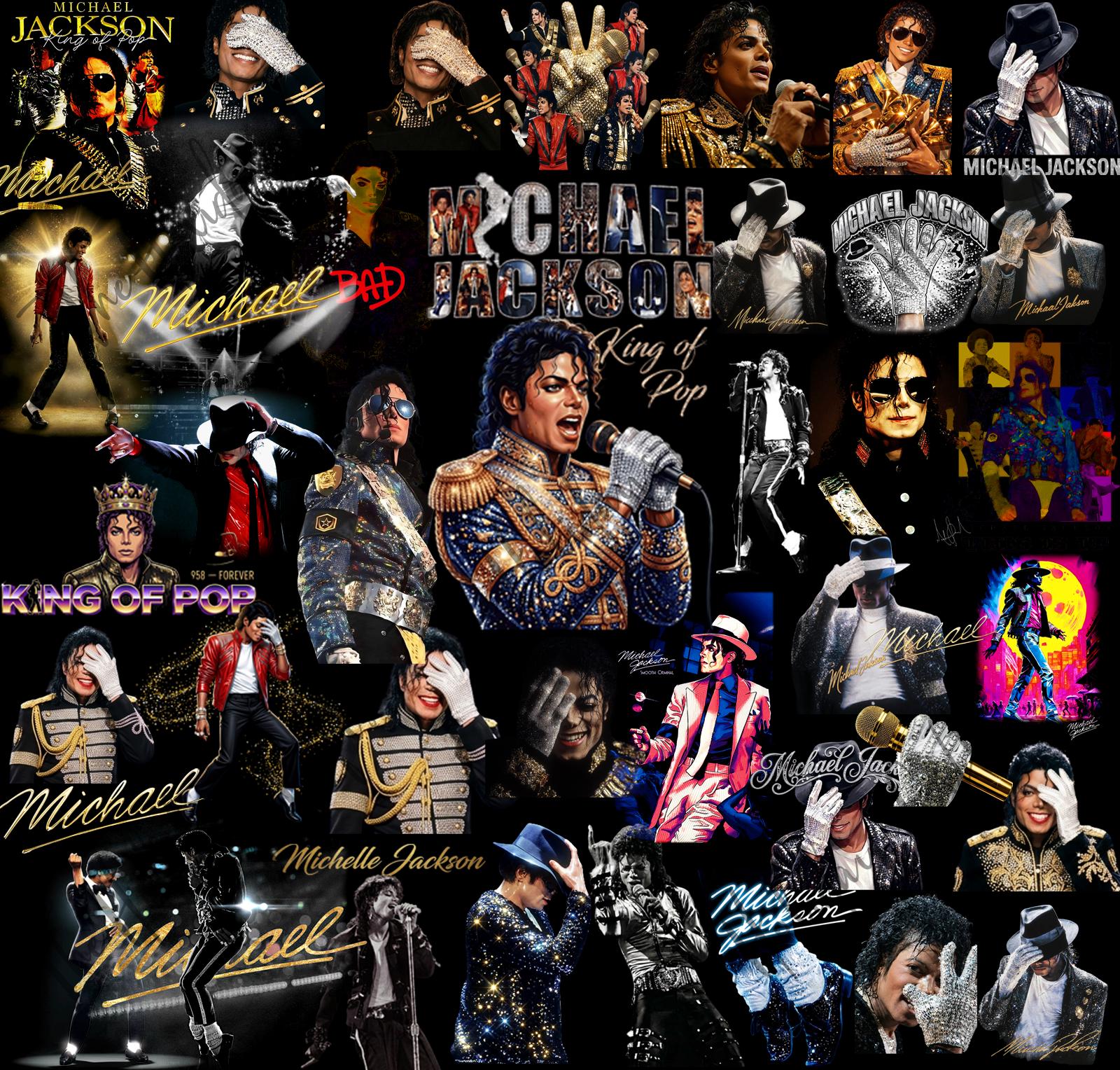 120+ Michael Jackson King of Pop PNG Design, Halftone Graphic Tee