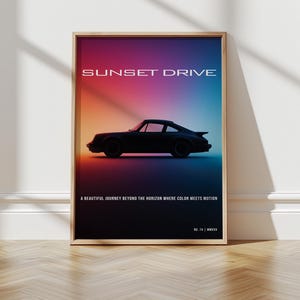 Car poster, vintage car wall art, digital car print, supercar poster, art print, home decor