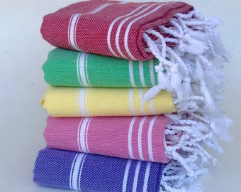 5 peshkirs set, turkish hand towel, high quality cotton, baby towel, baby blanket, quick dry, tea towel, kitchen towel, turkish towel