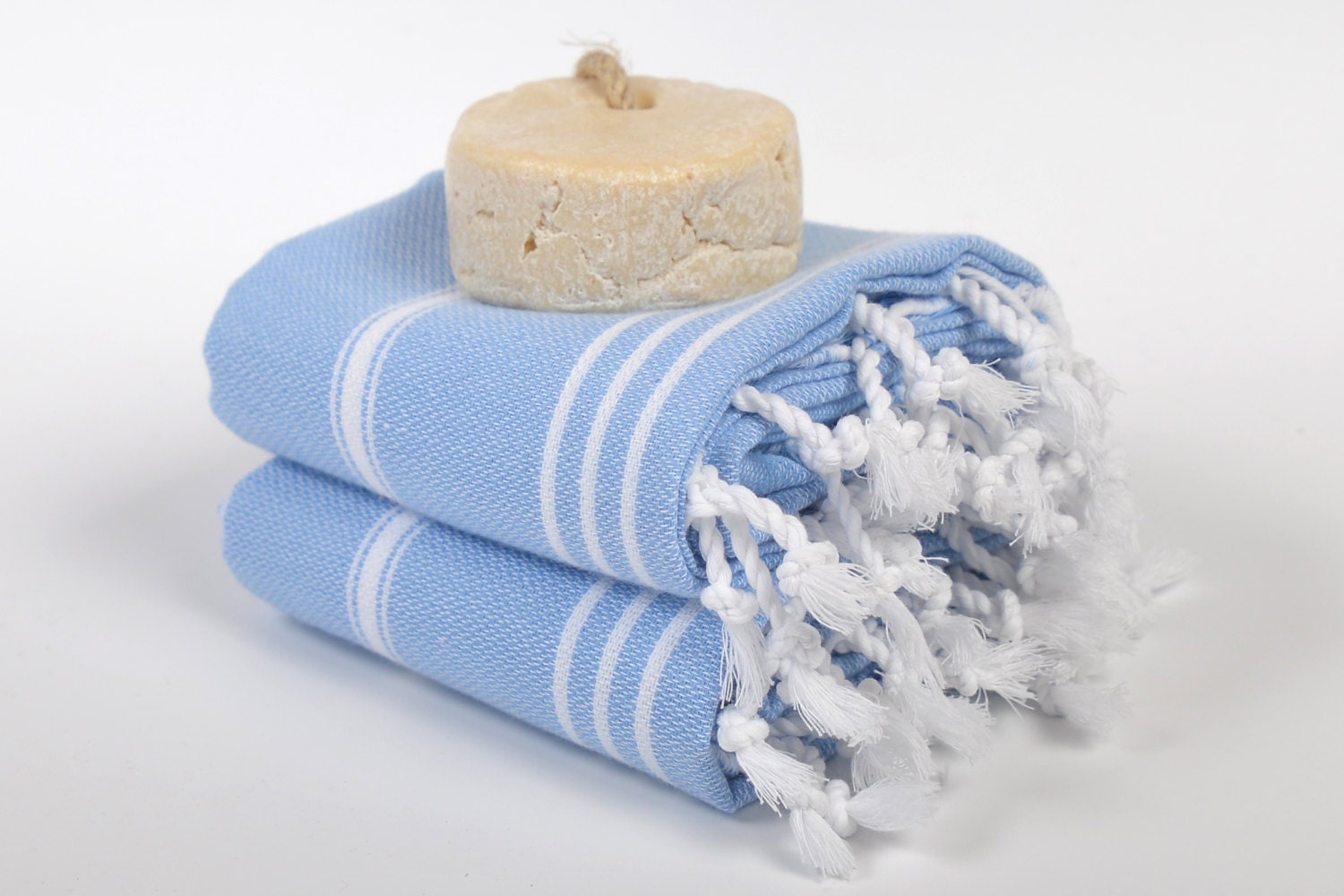 baby blue hand towels
