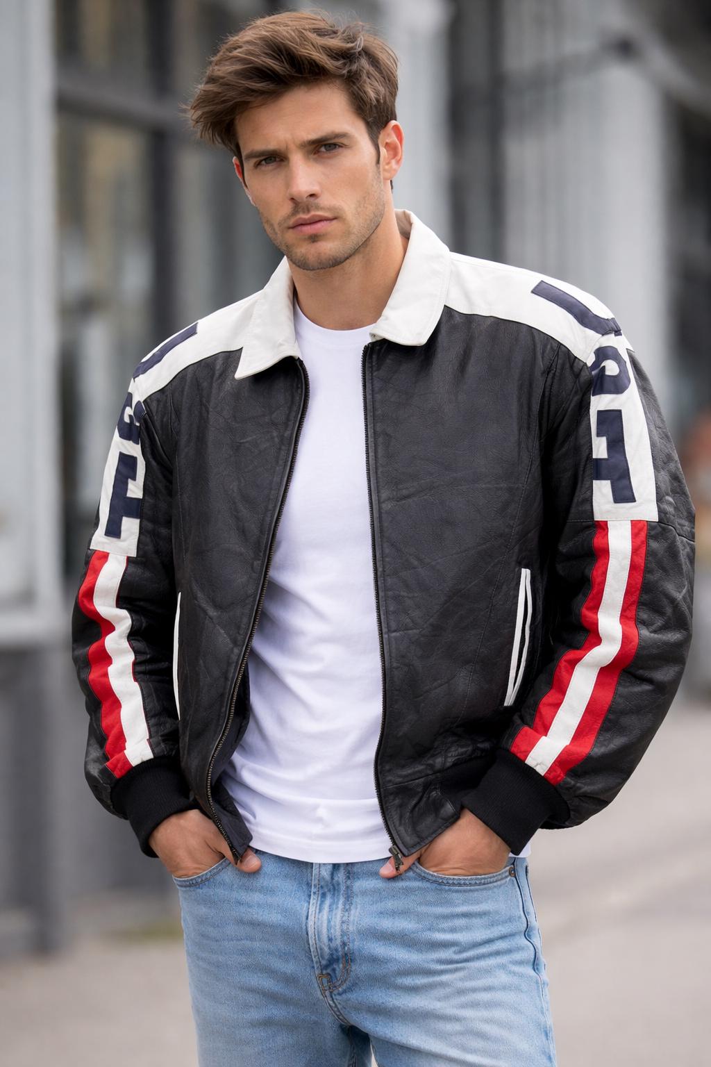 Michael Hoban Leather Usa Jackets - Etsy