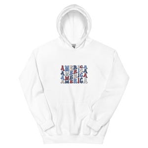 Unisex American Flag Hoodie – USA Patriotic Hooded Sweatshirt