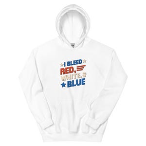 Unisex American Flag Hoodie – USA Patriotic Hooded Sweatshirt