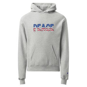 Felpa con cappuccio unisex American Flag Champion – Felpa patriottica USA