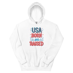 Unisex American Flag Hoodie – USA Patriotic Hooded Sweatshirt