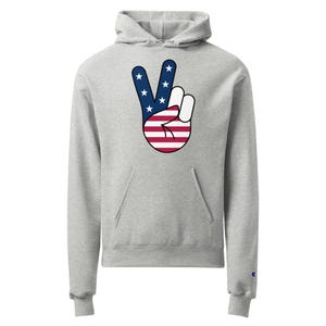 Felpa con cappuccio unisex American Flag Champion – Felpa patriottica USA