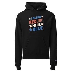 Unisex American Flag Champion Hoodie – USA Patriotic Pullover