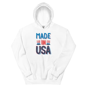 Unisex American Flag Hoodie – USA Patriotic Hooded Sweatshirt