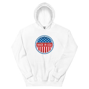 Unisex American Flag Hoodie – USA Patriotic Hooded Sweatshirt
