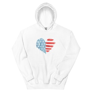 Women&#39;s American Flag Hoodie – USA Patriotic Hooded Sweatshirt