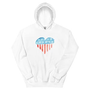 Women&#39;s American Flag Hoodie – USA Patriotic Hooded Sweatshirt