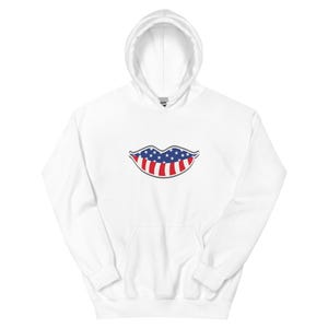Women&#39;s American Flag Hoodie – USA Patriotic Hooded Sweatshirt