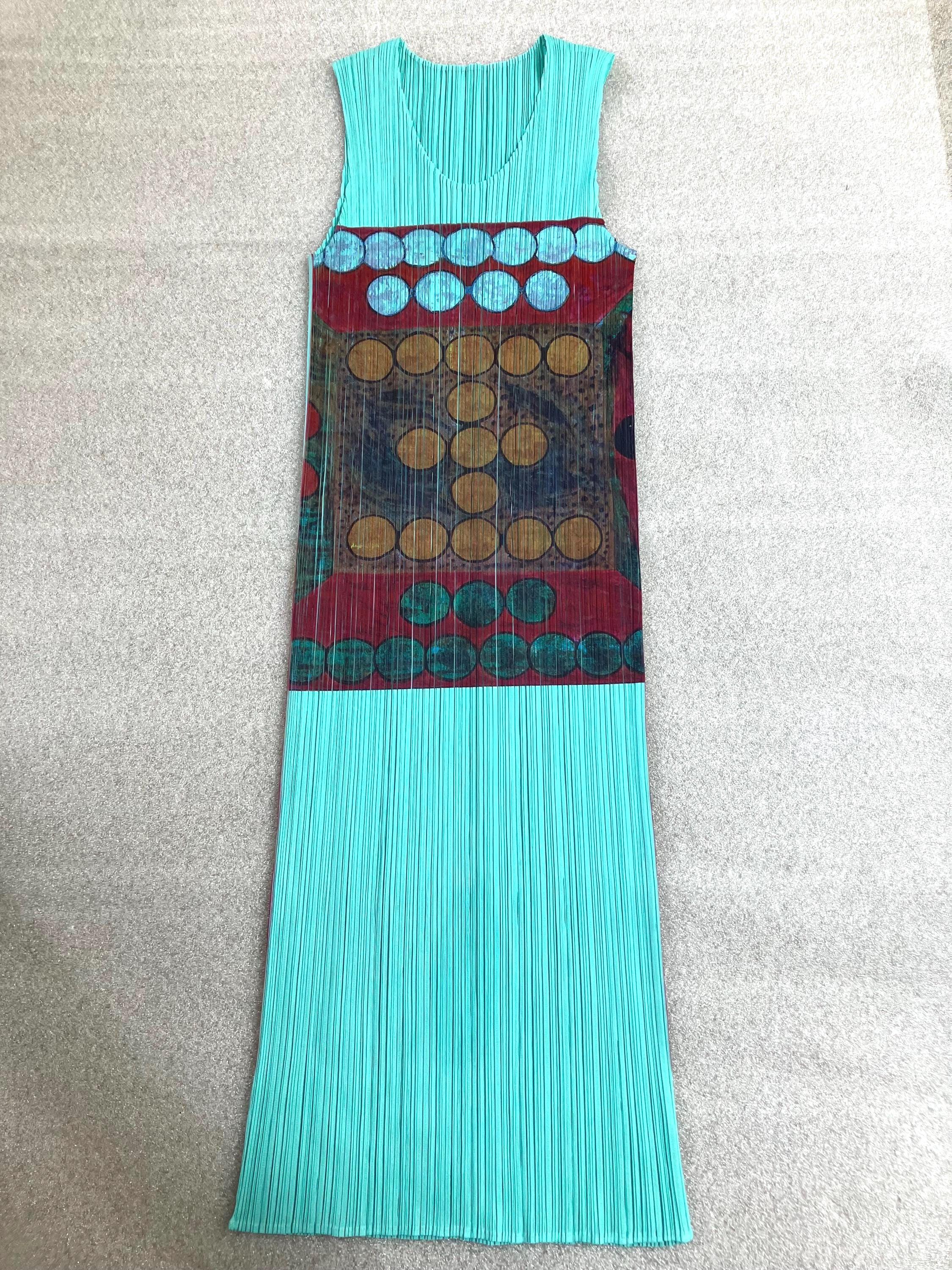 PLEATS PLEASE 中国風柄 柄物 ベスト トップス PLEATS PLEASE 中国風柄 柄物 ベスト トップス