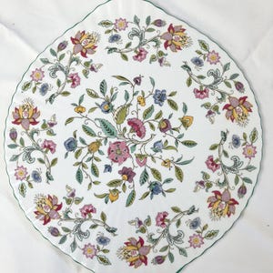 Minton Haddon Hall Cake Serving Plate w Handle