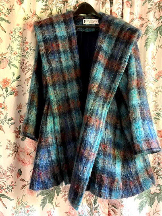 イヴ・サンローランのヴィンテージゴージャスなAラインコート サイズM