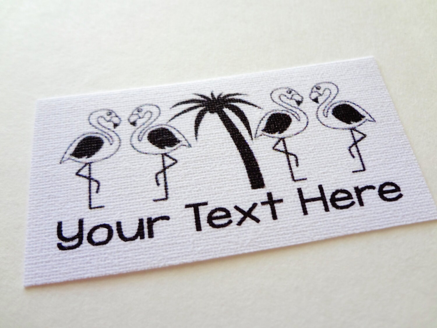 Custom Printed Fabric Labels Design 180 | Etsy