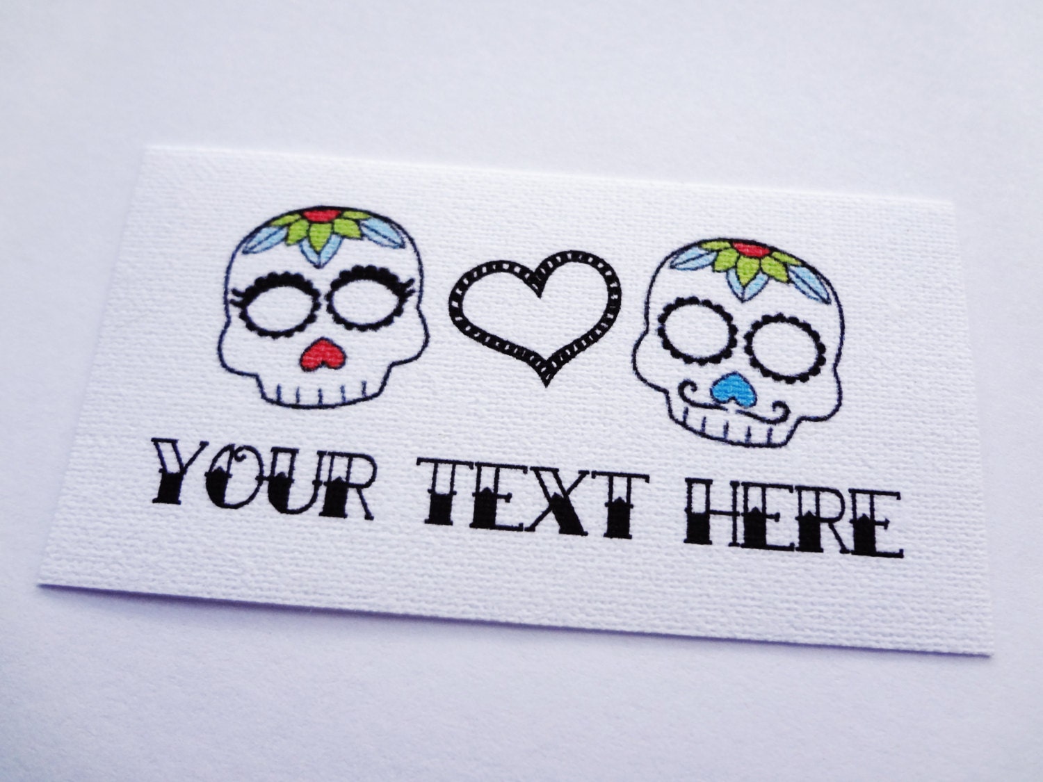 How print fabric labels