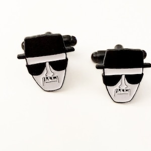 Heisenberg Cuff Links - Men's Breaking Bad Walter White Cufflinks