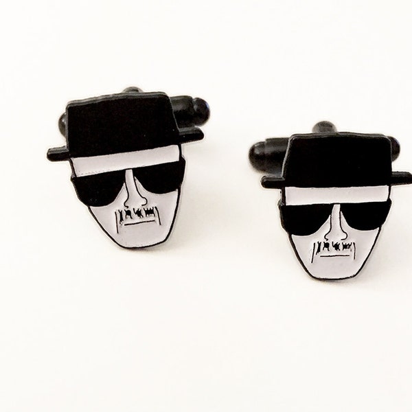 Heisenberg Cuff Links - Men's Breaking Bad Walter White Cufflinks