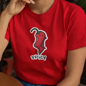 Spicy Chili Pepper T-Shirt – Funny Hot Graphic Tee