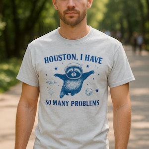 Funny Raccoon Space T-Shirt: Retro 90s Graphic Tee