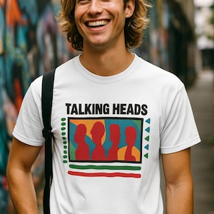 Talking Heads T-Shirt – Stop Making Sense Graphic Tee – This Must Be the Place Retro 80s Shirt – Vintage 90s Music Gift – Band Tee for Fans