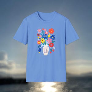 Floral Bouquet T-Shirt: Blossom in Life Graphic Tee