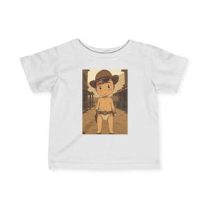 Cowboy Infant Tee, Cute Baby Shirt, Western Theme Tee, Kids Cowboy Outfit, Fun Baby Clothing