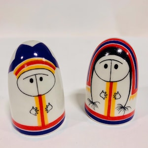 1970&#39;s Salt and Pepper Shakers Made by Arabia of Finland