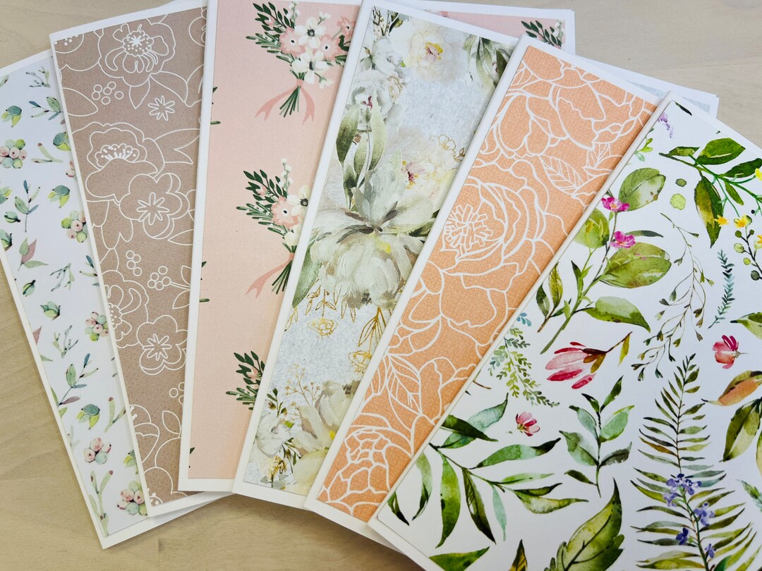 Handmade Cards, Floral Variety Pack, Blank Notes, Blank Floral Cards ...