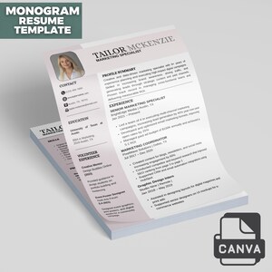 Monogram Resume Template, CV Template Modern, CV Professional, Instant Download, Canva Editable, Professional Resume Templates.
Monogram Resume, Cv Template Word, Resume Google Doc, Cv Google Docs, CV Template Modern, CV Professional, Resume Template 1 To 4 Page