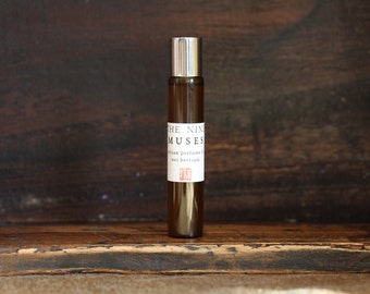 The Nine Muses Perfume / Pure Essential Oil Blend / Roll-on Artisan Perfume (10ML)