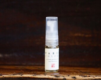 Paris Chypre Perfume / Pure Essential Oil Blend / Artisan Perfume / Travel Size (2.5ML)