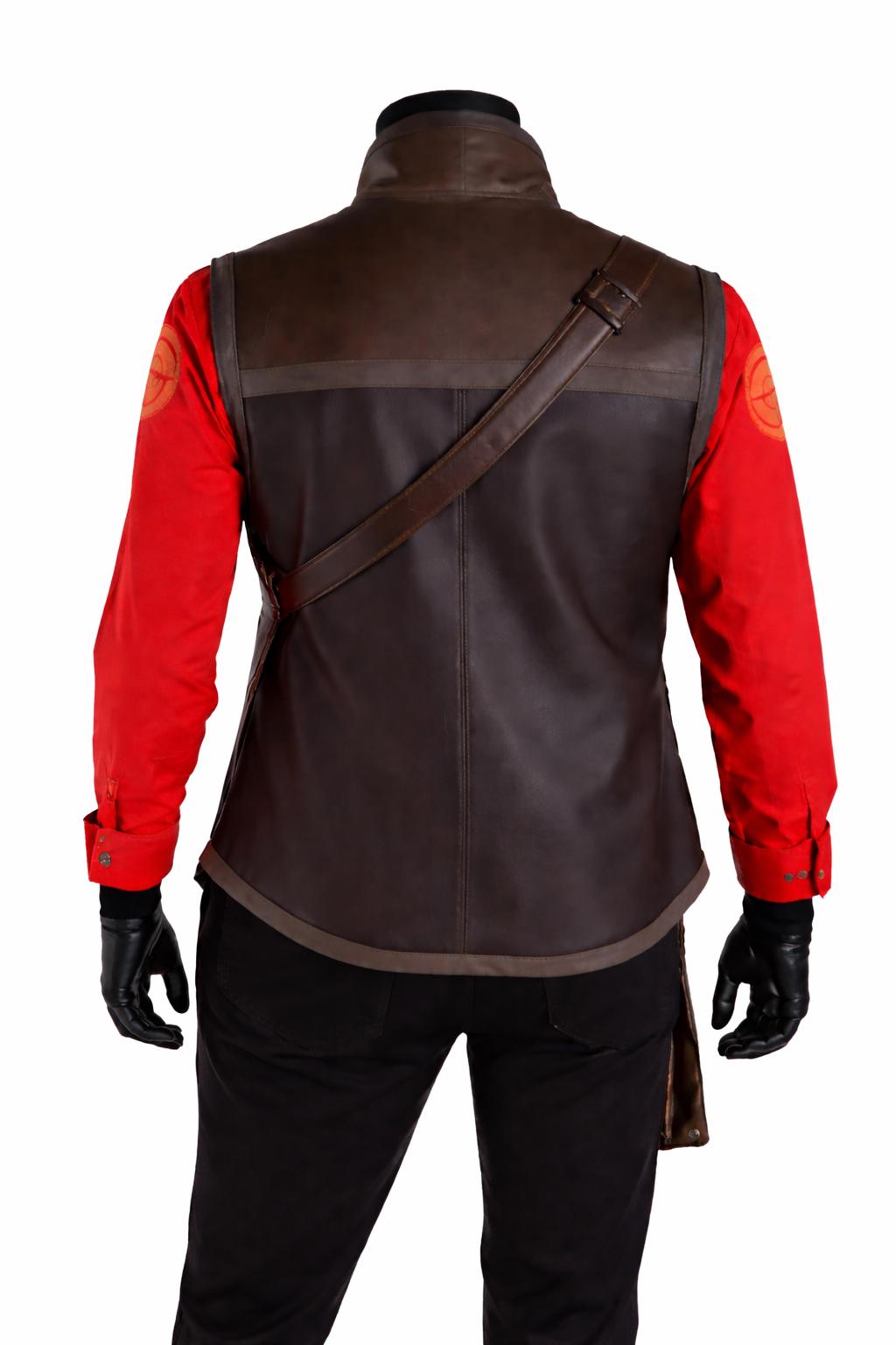 Team Fortress 2 Inspired Red Snipper Style Cosplay Leather Costume - Etsy